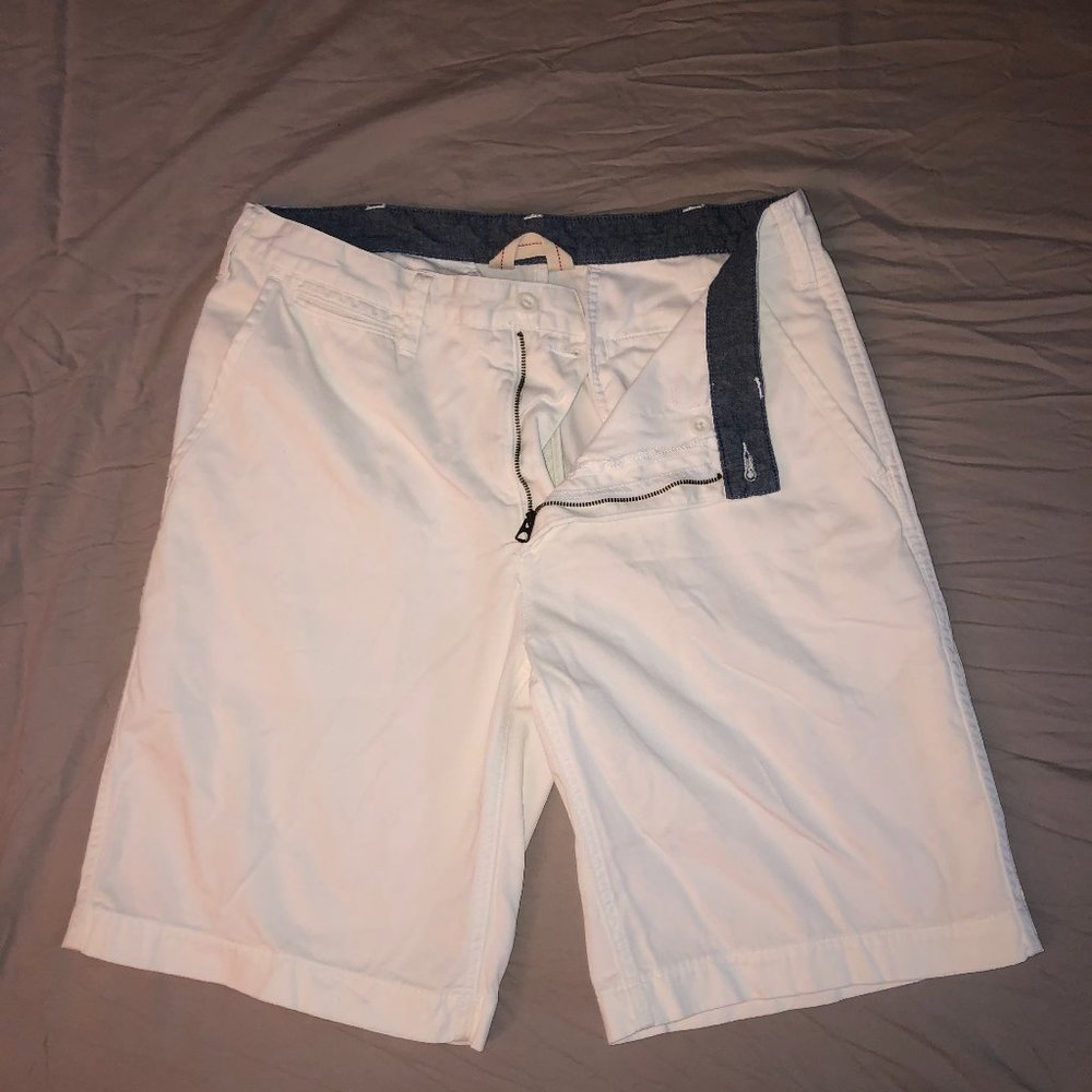 White Polo by Ralph Lauren Chino Shorts